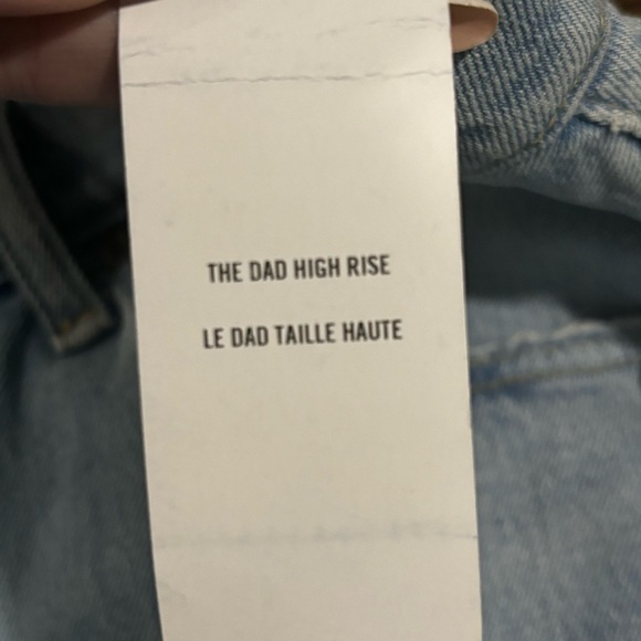 Abercrombie & Fitch the Dad high rise curve live button fly light wash size 14 - Picture 9 of 10